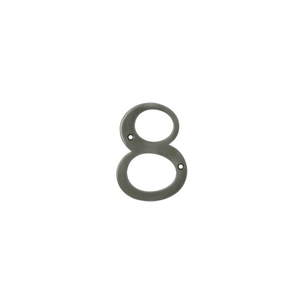 4 Numbers, Solid Brass, 10PK
